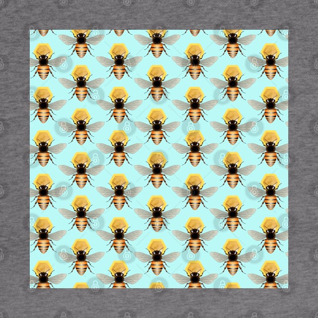 Honey Bees Pattern by Designoholic